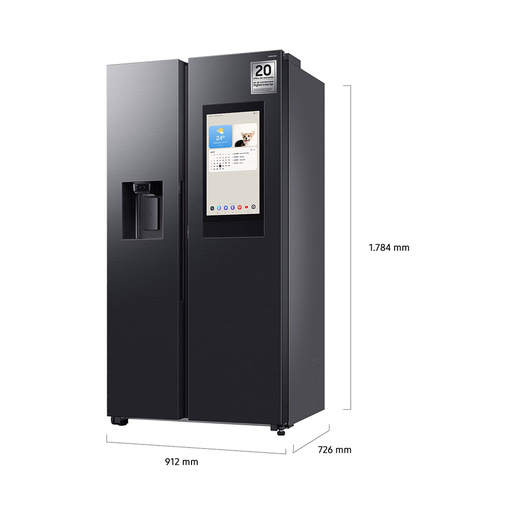 Samsung Series 9 Frigorifero Side By Side Family Hub 614L RS90F66BEFEF