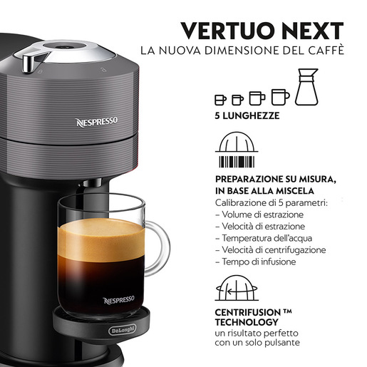 Image of De’Longhi Nespresso Vertuo ENV 120.GY macchina per caffè Automatica/Ma
