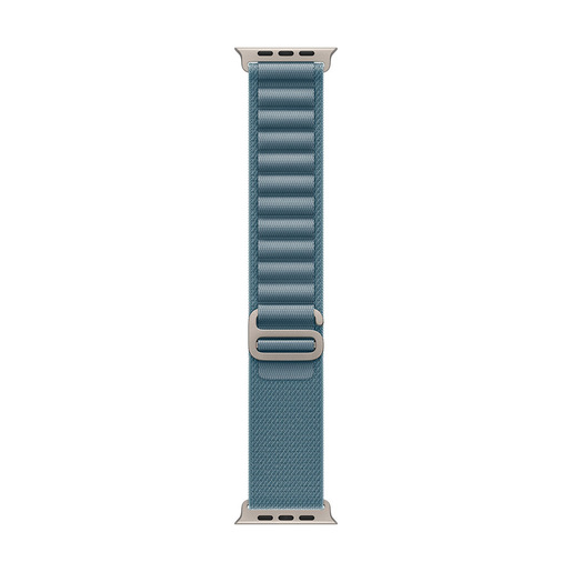 Apple Alpine Loop blu chiaro (49 mm) - Small - Titanio naturale