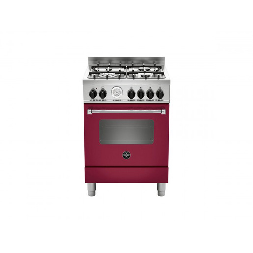 Image of Bertazzoni La Germania Americana AMN664EVIT cucina Elettrico Gas Rosso