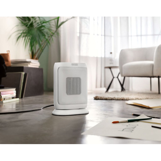 Image of De’Longhi HFXR40T20WB stufetta elettrica Interno Bianco 2000 W Riscaldatore ambiente elettrico con ventilatore