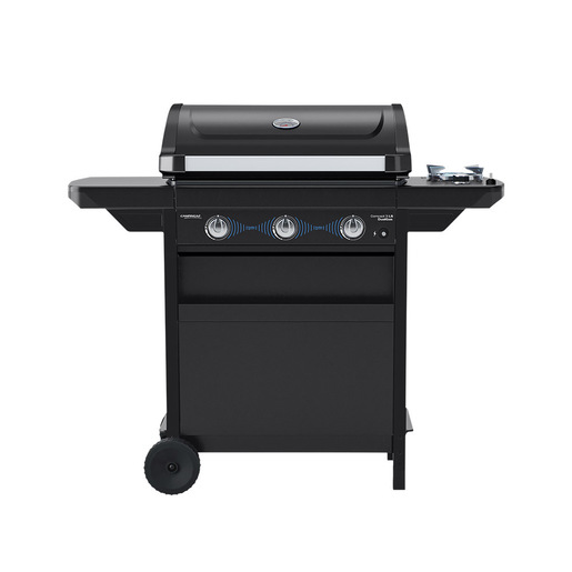Image of Campingaz 1 Series Compact  3 LS DG barbecue per l'aperto e bistecchiera Carrello Gas Nero 9600 W