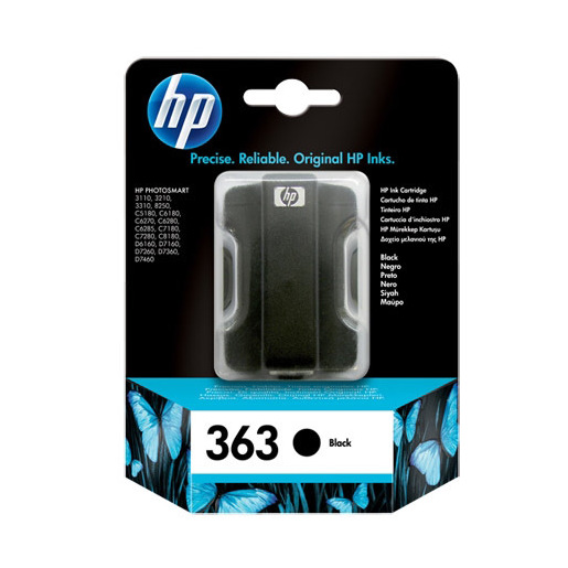 Image of HP 363 cartuccia d'inchiostro 1 pz Originale Resa standard Nero per foto