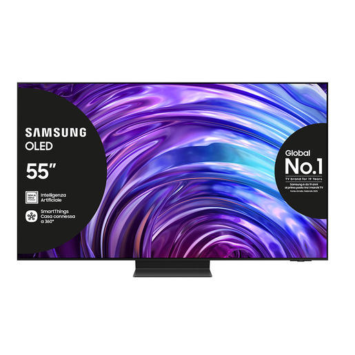 Image of Samsung TV OLED televisore 4K 55'' QE55S95DATXZT Smart TV Wi-Fi Graphite nero 2024, Processore NQ4 AI GEN2, OLED Glare Free, Infinity One Design, Dolby Atmos cod015