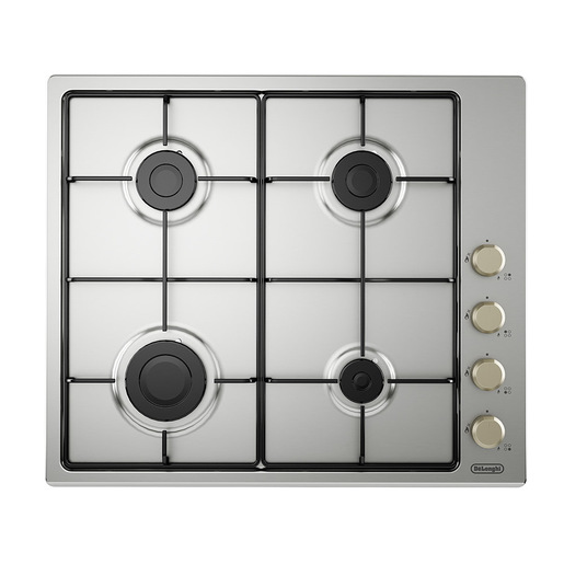 Image of De’Longhi YLG 60 L piano cottura Acciaio inox Da incasso 60 cm Gas 4 Fornello(i)
