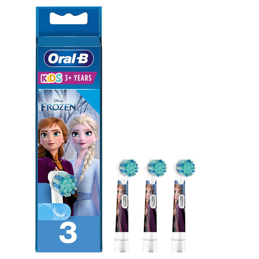 Image of Oral-B Testina Di Ricambio per Spazzolino Kids Frozen. Confezione Da 3