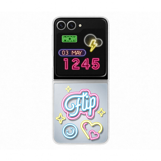 Image of Samsung Galaxy Z Flip6 FlipSuit Case Neon Card