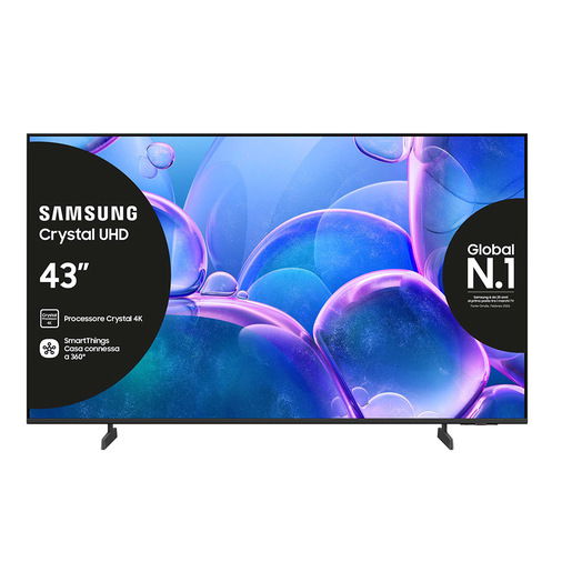 Image of Samsung Crystal UHD 43'' UE43U7000FUXZT 4K, Processore Crystal 4K, HDR, Smart Experience, OTS Lite & Adaptive Sound, Metal Stream Design, Smart TV, 2025