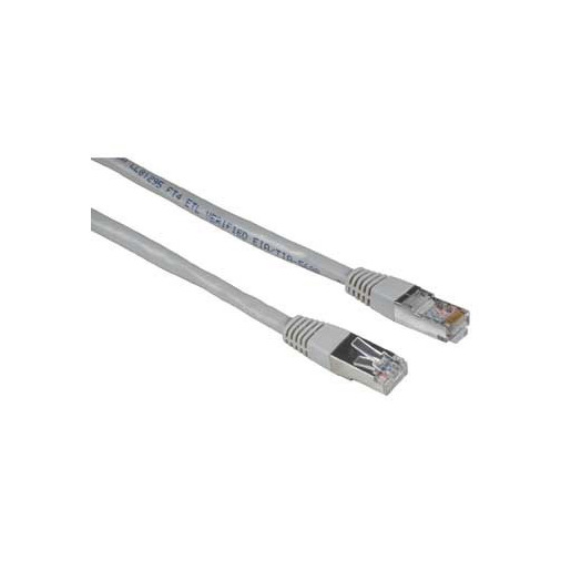 Image of Hama Cavo rete Patch 8p8c M (RJ 45)/8p8c M (RJ 45), 20 metri, CAT 5e, STP, grigio, sfuso (10 pzz.)