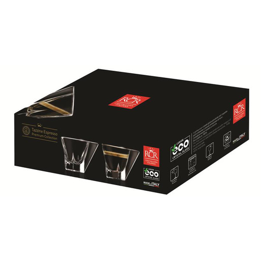 Image of RCR Crystal Set 6 Tazzine Premium Collection