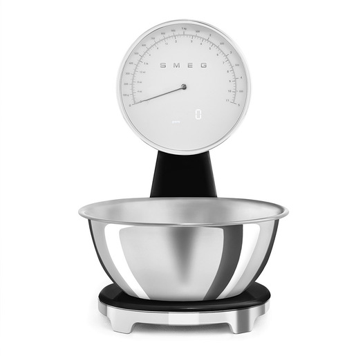 Image of Smeg Bilancia da cucina 50's Style - Nero LUCIDO - KSF01BLWW