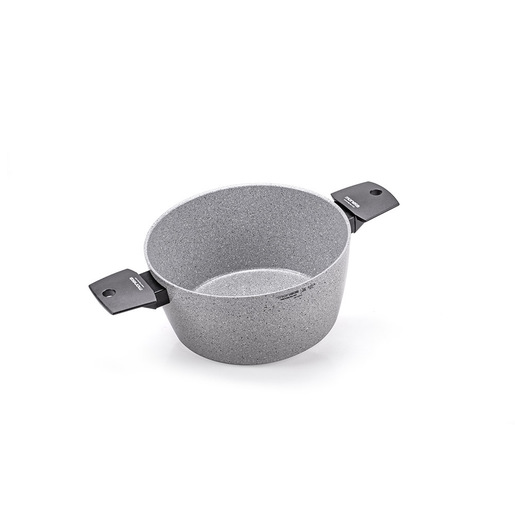 Image of Moneta Elettra 2 handles casserole 24 cm no pfas made in Italy