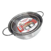 Inoxriv S.P.A. 63910005 Padella Wok/Padella Per Cottura Al Salto Rotondo-image