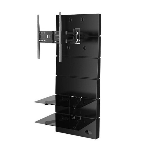 Image of Meliconi 488313 supporto TV e sistema audio 2 ripiani