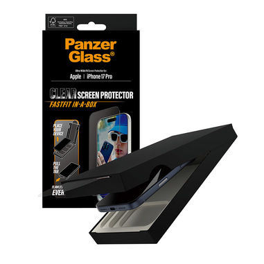 PanzerGlass Vetro Temperato Per IPhone 16e/14/13/13 Pro - Protezione Schermo Con 60% Vetro Riciclato - 3