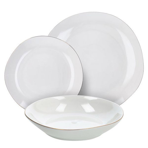 Image of Tognana Porcellane DH070186206 servizio da tavola 18 pz Porcellana Bianco