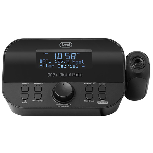 Image of Trevi RC 85D8 DAB Sveglia digitale Nero