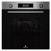 Electroline MEOB70V9PF Forno 70L Nero Acciaio Inox Pirolitico Airfry 9 Funzioni-image