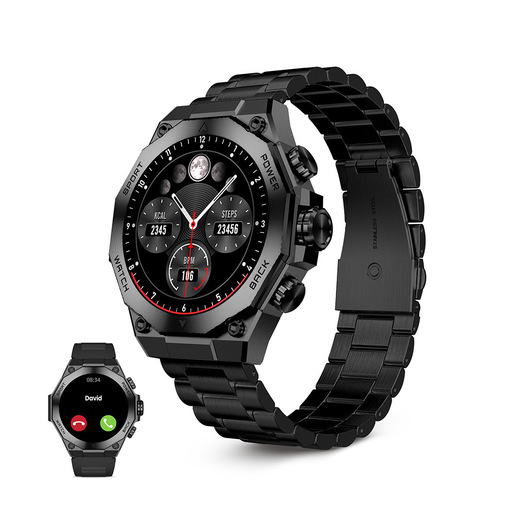 Image of Ksix Titanium 3,63 cm (1.43'') AMOLED 55 mm Digitale 466 x 466 Pixel Touch screen Nero