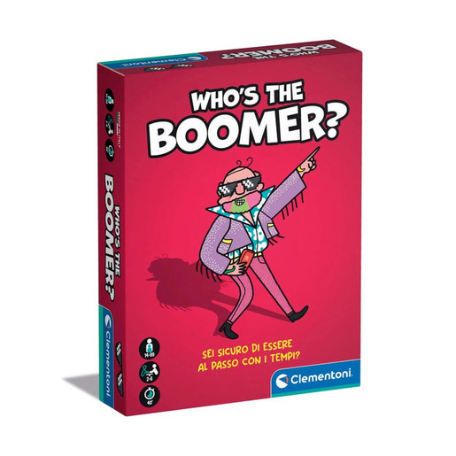 Image of Clementoni Who'S The Boomer? 40 min Gioco da tavolo Festa