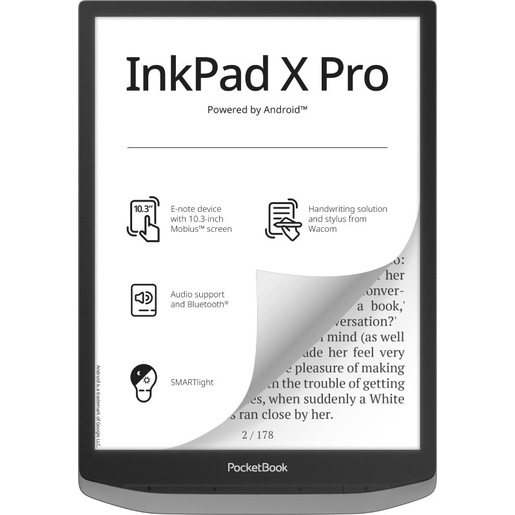 Image of PocketBook InkPad X Pro lettore e-book Touch screen 32 GB Wi-Fi Grigio