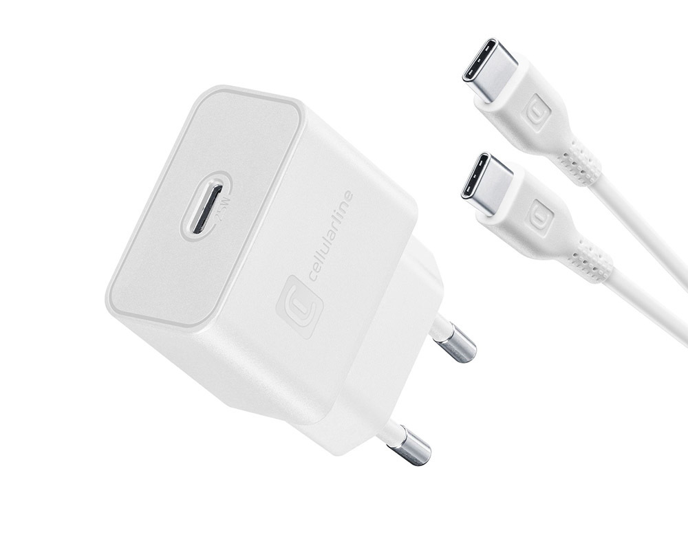 Caricabatterie a Muro 3A Qualcomm Quick Charge 3.0 con cavo USB Tipo C