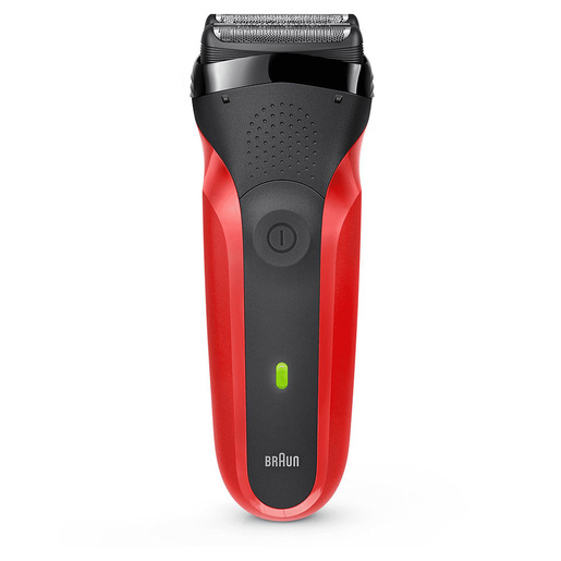 Image of Braun Series 3 300s Rasoio Elettrico Ricaricabile, Rasoio Da Barba Per Uomo, Rosso