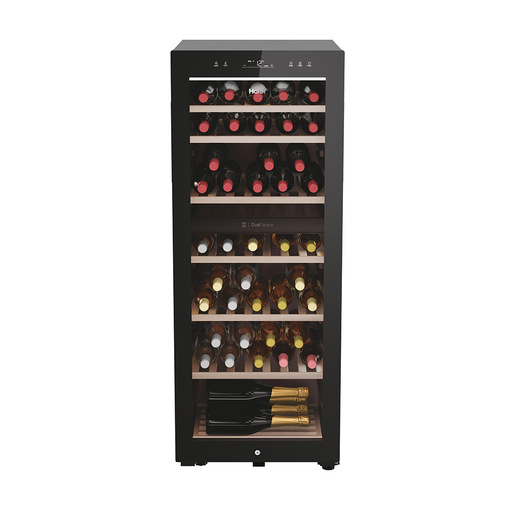 Image of Haier Wine Bank 50 Serie 7 HWS77GDAU1 Cantinetta vino con compressore Libera installazione Nero 77 bottiglia/bottiglie