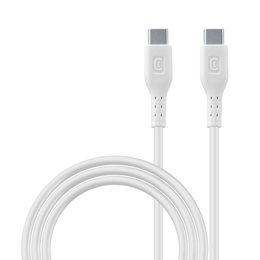 Image of Cellularline USB cable 5A - USB-C to USB-C Cavo 5A da USB-C a USB-C per la ricarica e sincronizzazione dati