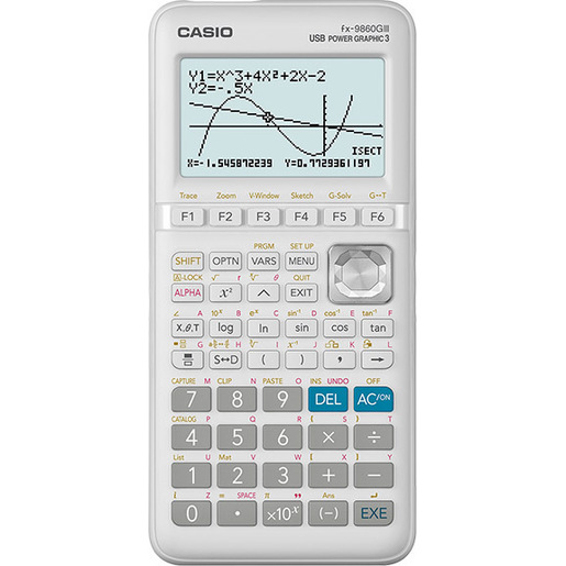 Image of Casio FX-9860GIII calcolatrice Tasca Calcolatrice grafica Bianco cod015