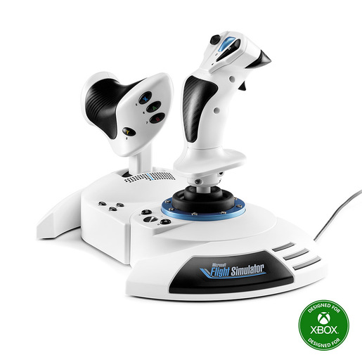 Image of Thrustmaster T.Flight Hotas One Microsoft Flight Simulator Edition Nero, Bianco USB Joystick + leva di controllo del motore PC, Xbox One, Xbox One S,