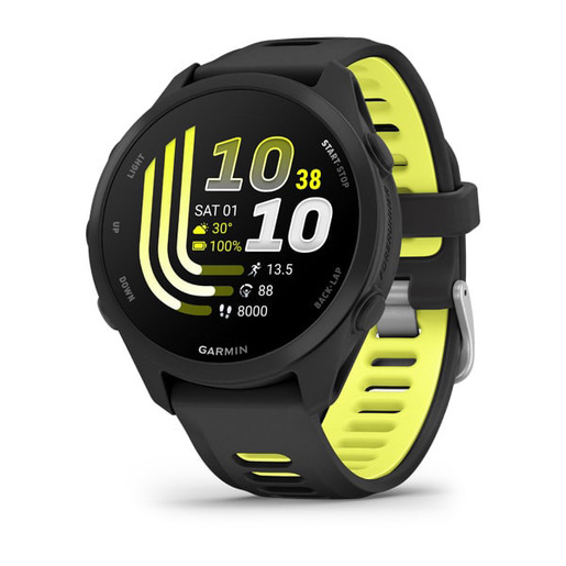 Garmin Forerunner 170 3,05 cm (1.2'') AMOLED 30 mm Digitale 390 x 390 Pixel Touch screen Nero GPS (satellitare)