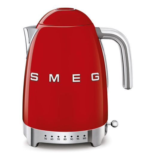 Image of Smeg Bollitore A Temperatura Variabile 50's Style – Rosso LUCIDO – KLF04RDEU