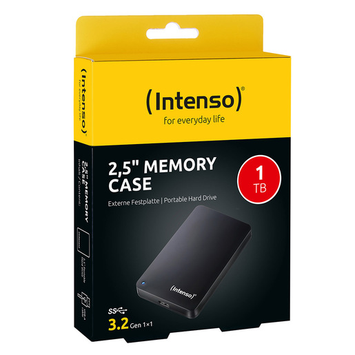 Image of Intenso 1TB 2.5'' Memory Case USB 3.0 esterno Nero