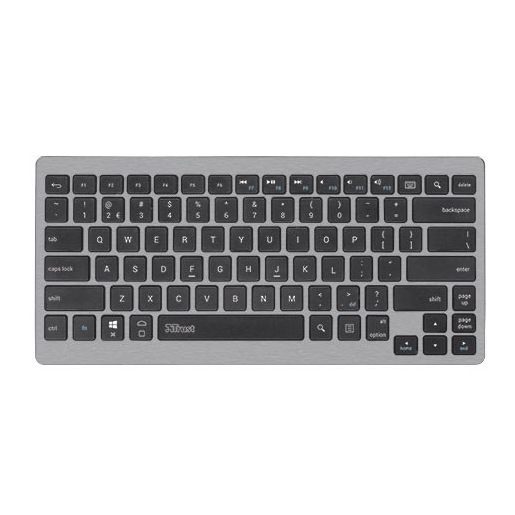 Image of Trust 19033 tastiera per dispositivo mobile Italiano Bluetooth Alluminio, Nero
