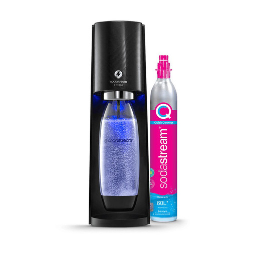 Image of SodaStream E-Terra Metallo, Plastica Nero