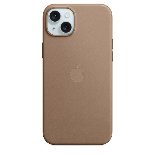 Image of Apple Custodia MagSafe in tessuto Finewoven per iPhone 15 Plus - Grigi
