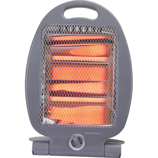 Smartway WFQH02 stufetta elettrica Interno Grigio 1200 W Riscaldatore di ambienti elettrico alogeno