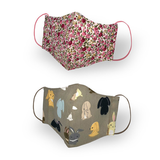 Image of Kanguru Green Mask Set 2 pezzi Baby Girl