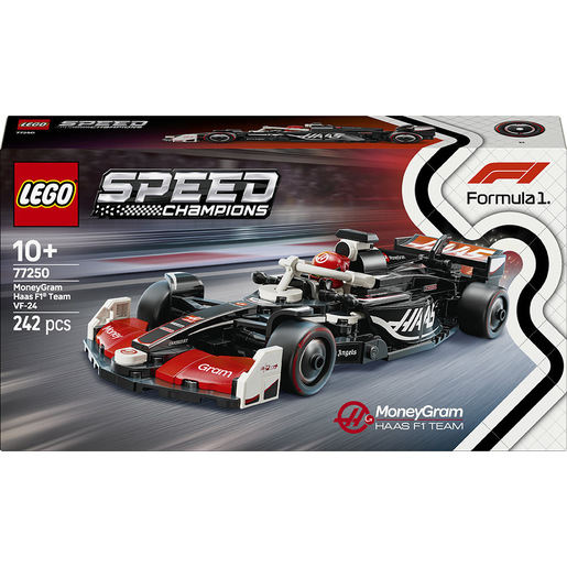 Image of LEGO Speed Champions 77250 Auto da Corsa MoneyGram Haas F1 Team VF-24 Macchina Giocattolo con Minifigure per Bambini 10+