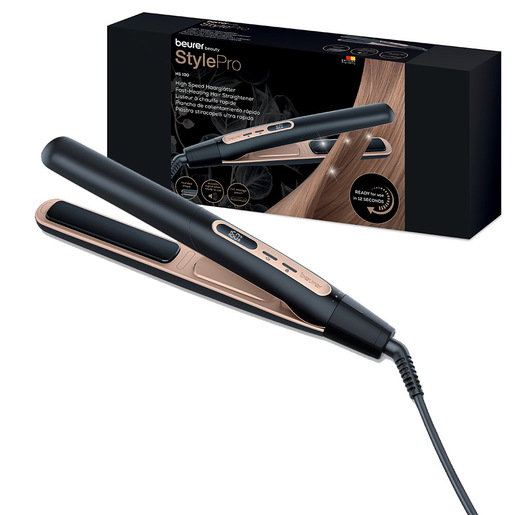 Image of Beurer HS 100 Piastra per Capelli Pronta all'Uso in Soli 12 Secondi Grazie al Riscaldamento Rapido