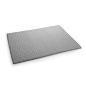 Tappetino Scolapiatti In Silicone 40x33 Cm Con Bordo Di Scarico – Grigio, Antiscivolo, Per Pentole E Stoviglie