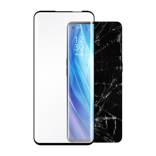 Image of Area Ultra tempered Glass per Oppo Reno 4 Pro / Pro 5G con copertura totale tono su tono