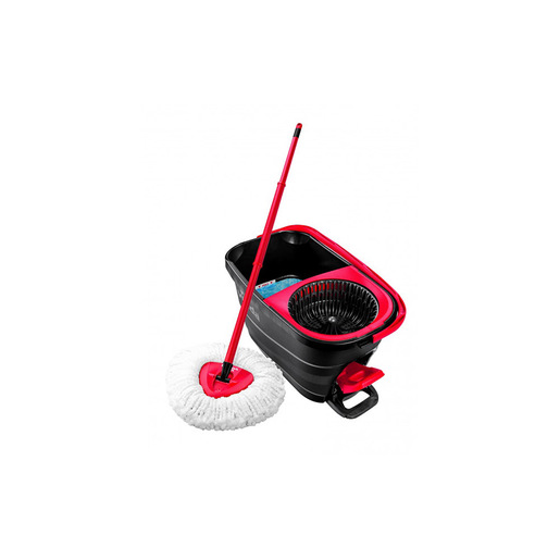 Image of Vileda Turbo Smart sistema a mocio e secchio Serbatoio singolo Nero, Rosso