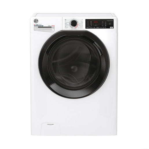 Hoover H-Link Pro, Lavatrice Carica Frontale 10 KG, 15% più efficente della classe A, 1500 giri, Bianco, Inverter, Vapore, Wi-Fi, HPS5104DAMB7-11