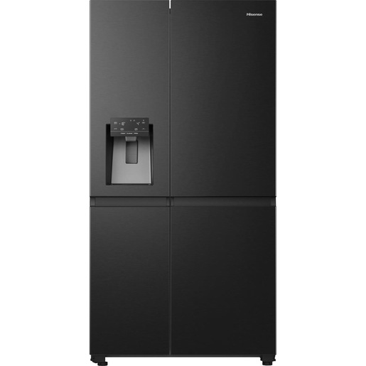 Image of Hisense frigorifero Side by Side RS818N4TFE libera installazione 632L Classe E Distributore Acqua e Ghiaccio Grande capacità WiFi