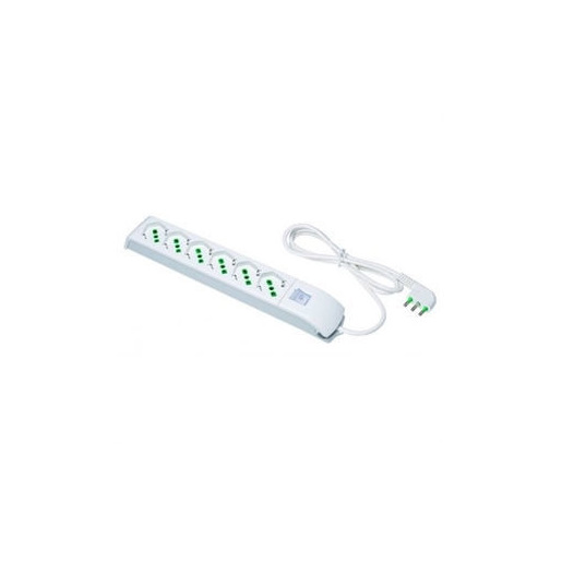 Image of FANTON 40430 prolunghe e multiple 1,5 m 6 presa(e) AC Interno Bianco