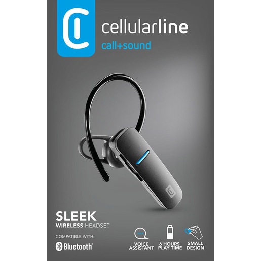 Image of Cellularline SLEEK Auricolare Bluetooth® ergonomico