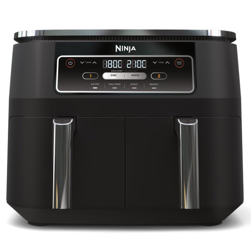 Image of Ninja AF200EU friggitrice Doppia 7,6 L Indipendente 2400 W Friggitrice ad aria calda Nero