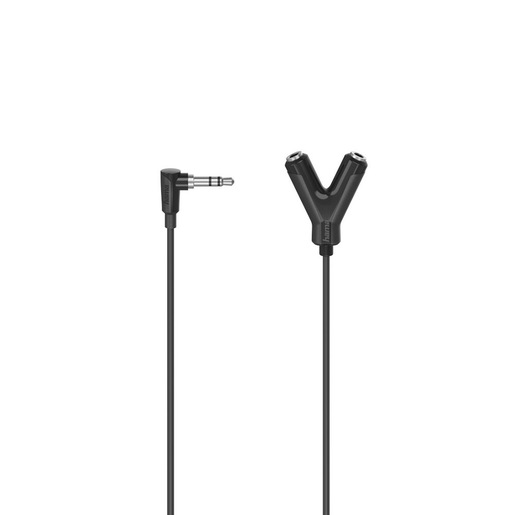 Image of Hama Cavetto adattatore Jack 3.5 mm M/2 Jack 3.5 mm F, 0,12 metri